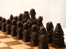Load image into Gallery viewer, Egyptian Chess Pieces by Berkeley - Russet Brown
