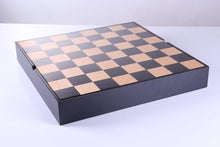 Load image into Gallery viewer, German Staunton Chessmen with Maple Storage Board

