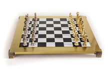 Load image into Gallery viewer, Gold and Silver Staunton Chess Set - 17"
