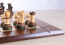 Load image into Gallery viewer, Heirloom Burnt Finish Grandmaster Chess Set
