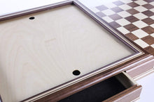 Load image into Gallery viewer, JLP Hardwood Cabinet with Drawers and Removable Chess Board
