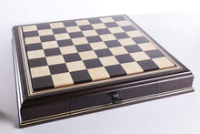 Load image into Gallery viewer, JLP Hardwood Cabinet with Drawers and Removable Chess Board
