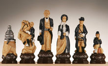 Load image into Gallery viewer, Large 5" Civil War Chess Set and Matching Gloss Board
