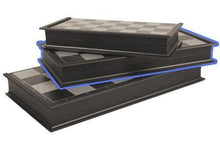 Load image into Gallery viewer, Magnetic Folding Travel Chess &amp; Checker Set - Medium
