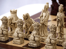 Load image into Gallery viewer, Mandarin Chess Pieces by Berkeley - Cardinal Red
