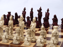 Load image into Gallery viewer, Mandarin Chess Pieces by Berkeley - Cardinal Red
