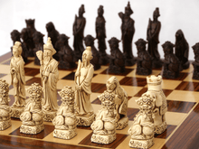 Load image into Gallery viewer, Mandarin Chess Pieces by Berkeley - Russet Brown
