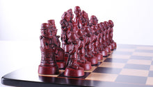 Load image into Gallery viewer, Hollywood's Golden Age Chess Set on Birdseye Maple Board

