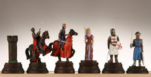 Load image into Gallery viewer, Medieval Crusade Chess Pieces
