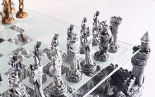 Load image into Gallery viewer, Medieval Knights 3D Chess Set
