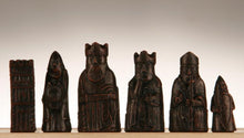 Load image into Gallery viewer, Mini Isle of Lewis Chess Pieces - SAC Antiqued
