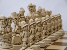 Load image into Gallery viewer, Movie Stars Chess Pieces by Berkeley - Cardinal Red
