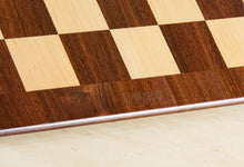 Load image into Gallery viewer, Queen Anne 21" Hardwood Player's Chessboard 2.25" Squares JLP, USA (DISCOUNTED FOR IMPERFECTION)
