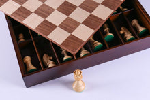 Load image into Gallery viewer, Rosewood Scout Pieces with Walnut and Maple Storage Board
