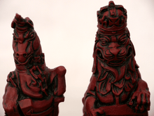 Load image into Gallery viewer, Royal Beasts Chess Pieces by Berkeley - Cardinal Red
