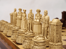 Load image into Gallery viewer, Scottish Chess Pieces by Berkeley - Cardinal Red
