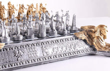 Load image into Gallery viewer, DEAL ITEM: Gold and Silver Egyptian Chess Set - JUST THE BOARD
