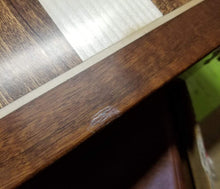 Load image into Gallery viewer, SCRATCH &amp; DENT: Large 18" Folding Magnetic Rosewood/Maple Chess Set in Leatherette Case
