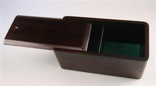Load image into Gallery viewer, Sliding Lid Chess Box in Walnut (for most 3.5 to 3.75" pieces)
