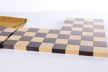Load image into Gallery viewer, STACK Chessboard - Tournament Edition in Rosewood and Birdseye Maple (DISCOUNTED FOR IMPERFECTION)
