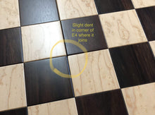 Load image into Gallery viewer, STACK Chessboard - Tournament Edition in Rosewood and Birdseye Maple (DISCOUNTED FOR IMPERFECTION)
