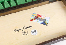 Load image into Gallery viewer, Sydney Gruber Painted Bronze &amp; Black India Chess Set
