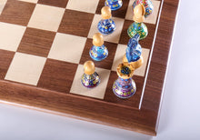 Load image into Gallery viewer, Sydney Gruber's Painted Chess Set - Queen Anne Design
