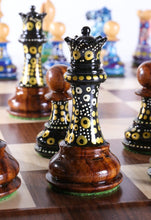 Load image into Gallery viewer, Sydney Gruber's Painted Chess Set - Queen Anne Design
