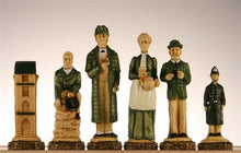 Load image into Gallery viewer, The Sherlock Holmes Chess Pieces - SAC Hand Decorated

