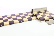 Load image into Gallery viewer, the STACK Chessboard - Tournament Edition in Wenge and Maple
