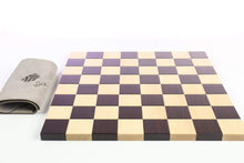 Load image into Gallery viewer, the STACK Chessboard - Tournament Edition in Wenge and Maple
