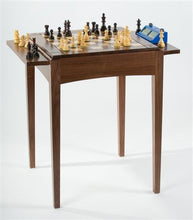 Load image into Gallery viewer, Walnut Player's Chess Table USA
