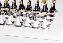 Load image into Gallery viewer, White &amp; Black Wood And Metal Set
